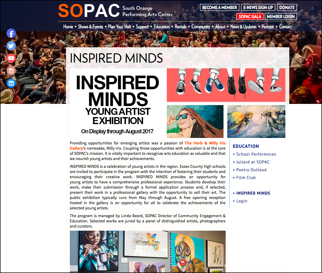 SOPAC - Support, Donations, Membership