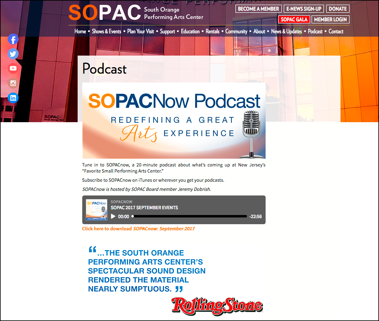 SOPAC-Facility Rentals